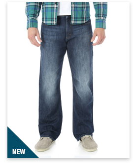 Wrangler Jeans Co. Grant Brushed Denim Relaxed Boot Jeans