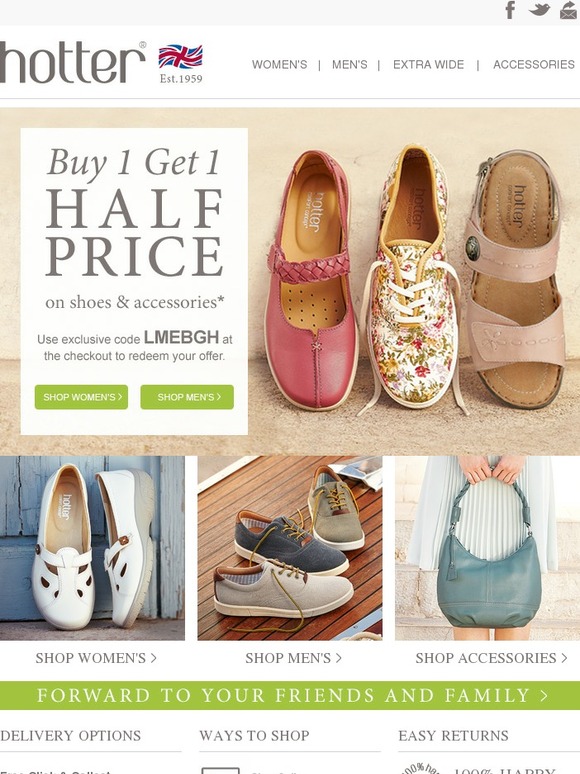 best price hotter shoes