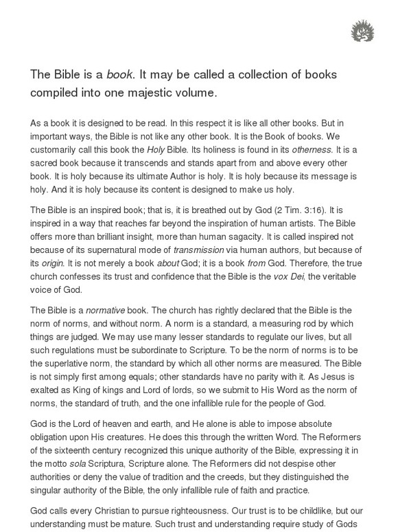 Ligonier Ministries Why do we call it the "Reformation" Study Bible