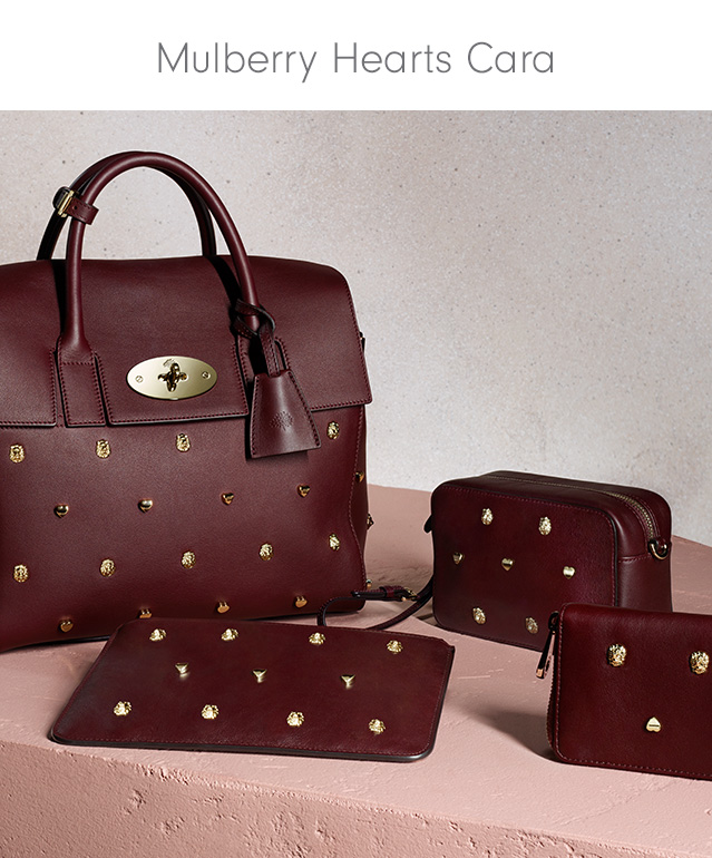 Mulberry Limited edition Cara Delevingne Collection Milled