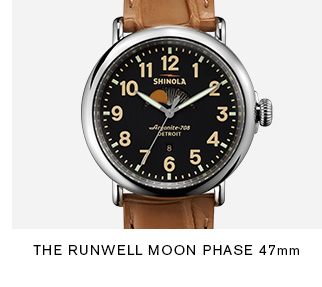 Shinola men's moon hot sale phase watch