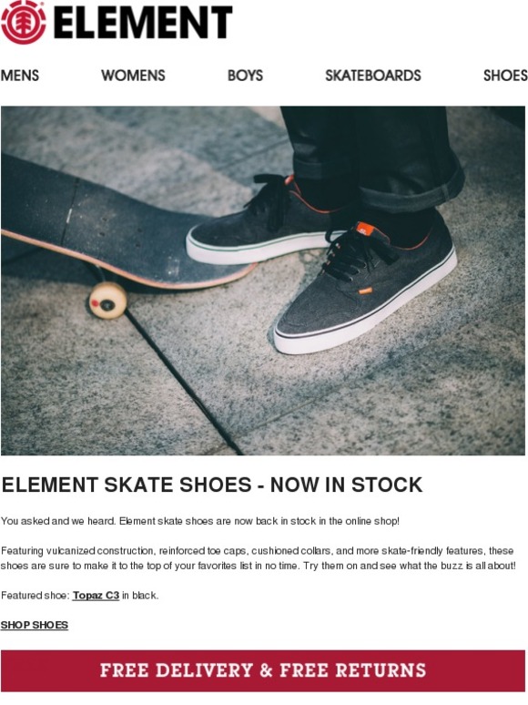 element skateboard shoes