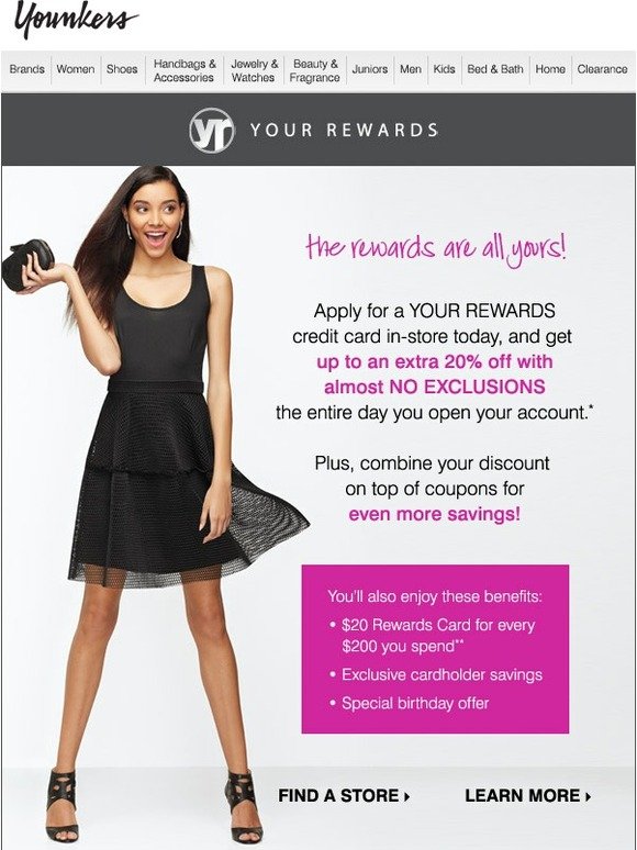 Younkers: Apply for a Your Rewards Credit Card Today | Milled