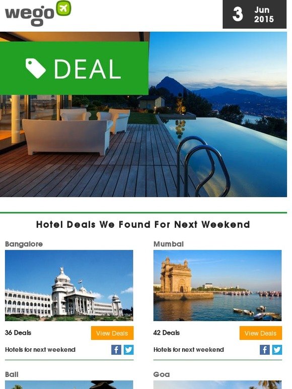 We've got hotel deals down to a science