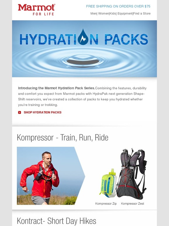 marmot hydration pack