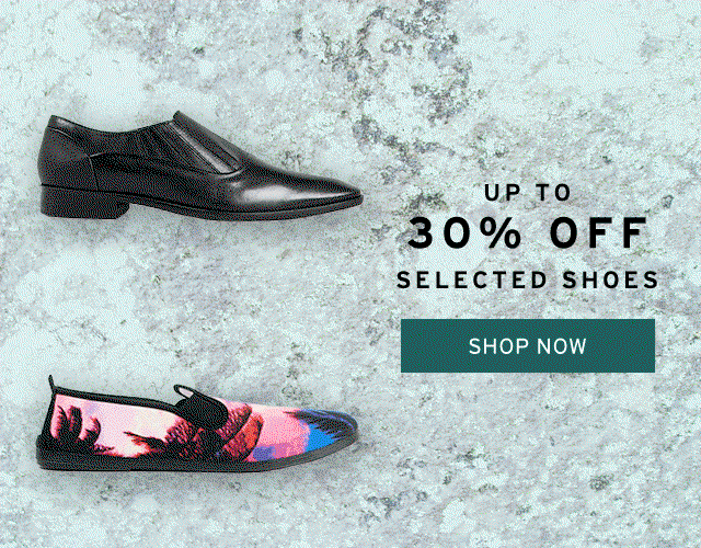up to 30% off selected shoes