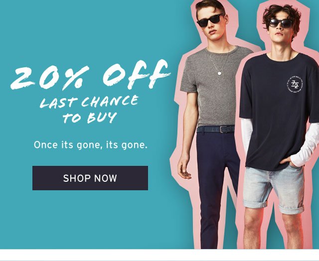 Topman US: A cheeky 20% off | Milled