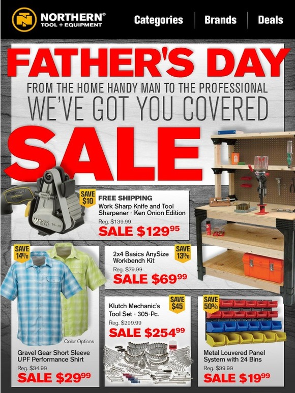Northern Tool Father’s Day Sale Starts Now! Milled
