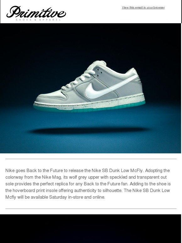 nike dunk back to the future