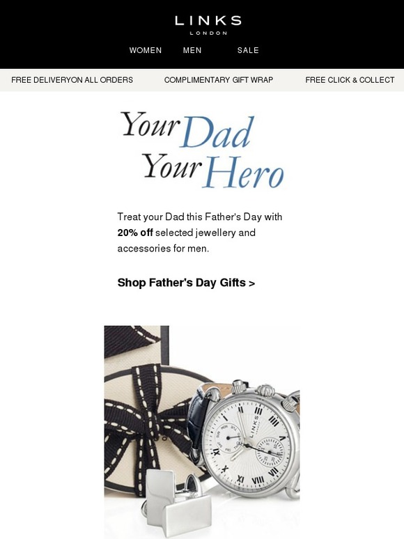 Father's Day Gift Ideas with 20% Off