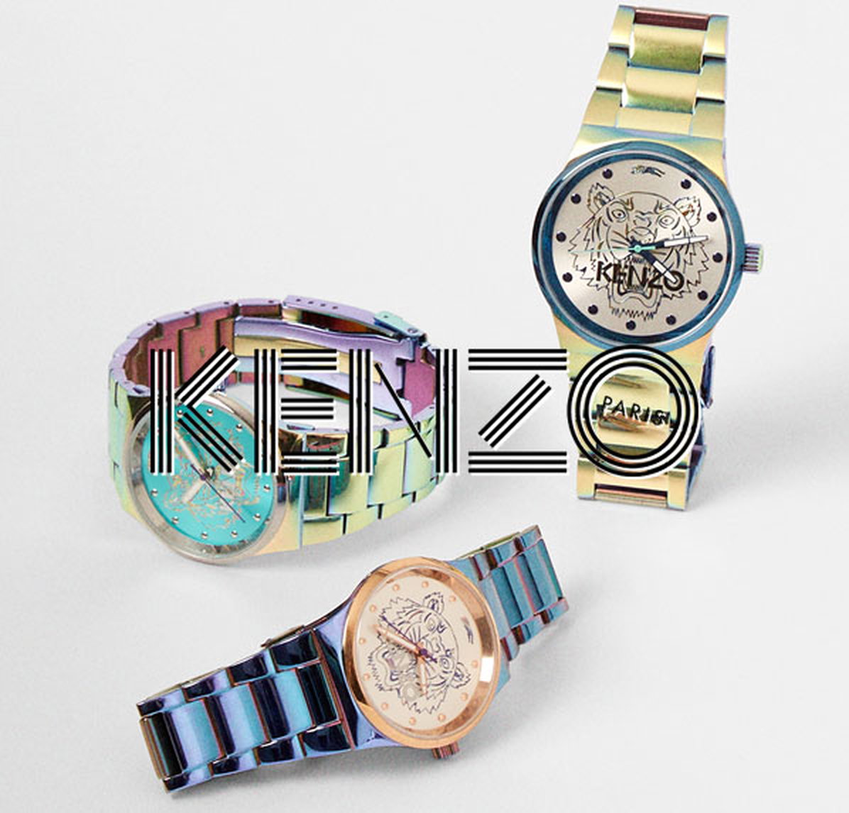 Kenzo: It's KENZO Time! Shine in our new iridescent watches | Milled
