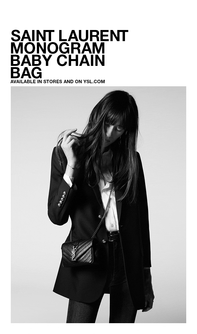 ysl baby monogram
