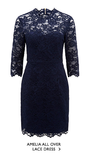 forever new navy blue lace dress