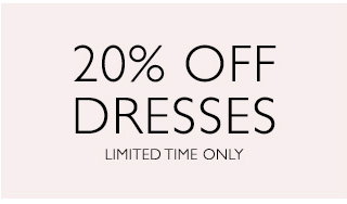 20% Off Dresses

Limited Time Only