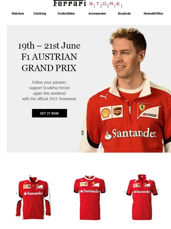 ferrari f1 teamwear