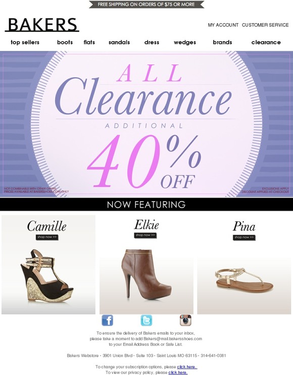 Bakers shoes clearance on sale