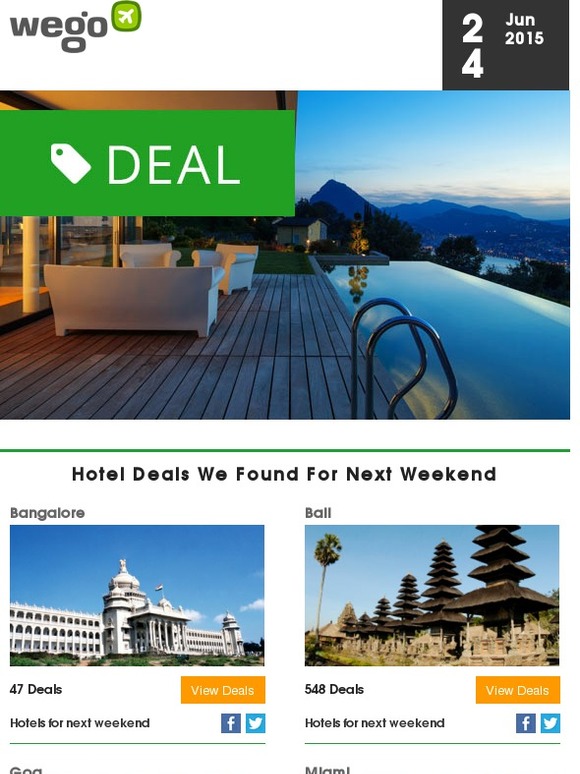 We've got hotel deals down to a science