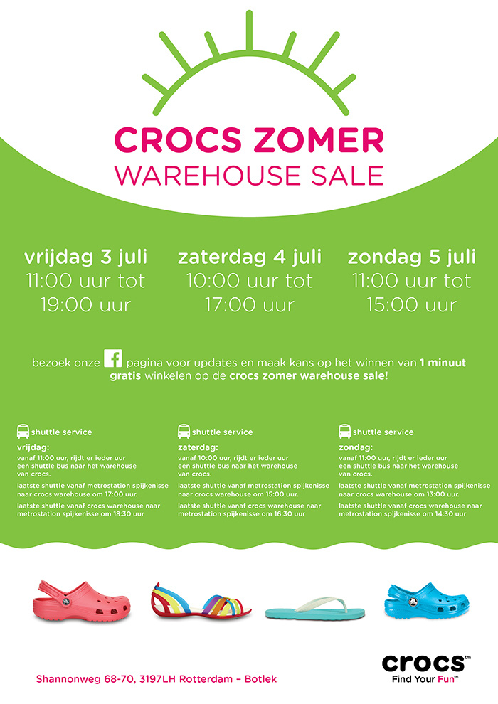 crocs warehouse sale 2020