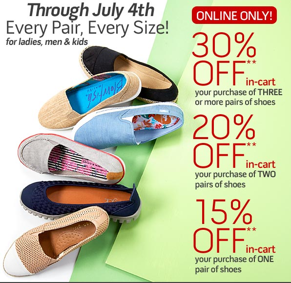 Boscov's Shop Our 4th of July Sale Online Shoe EXTRAvaganza Ends