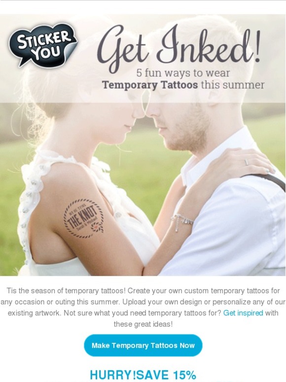 StickerYou 5 Ways To Wear Temporary Tattoos This Summer! Milled