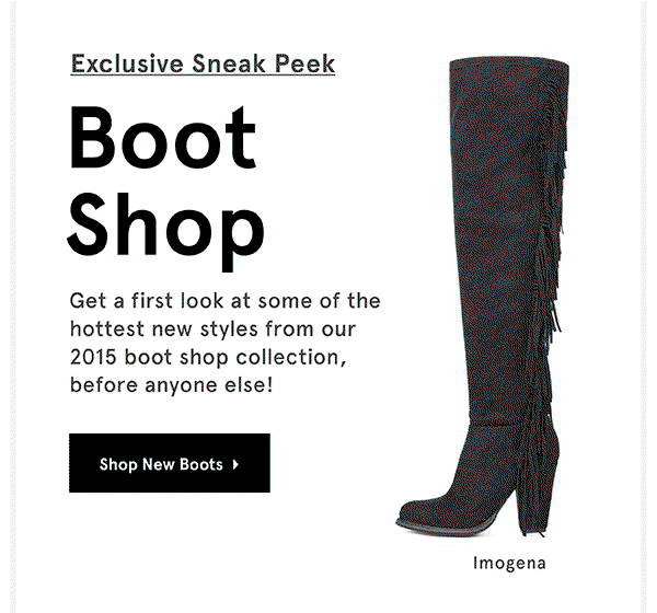 Exclusive Sneak Peek: Boot Shop