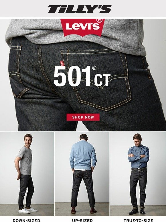 Tilly's Levi's 501 CT How will you wear it? Milled