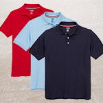 French Toast Girls' or Boys' Polos 2-Packs