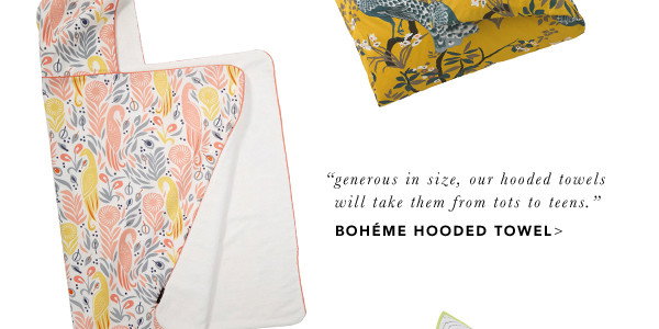 Boheme Hooded Towel