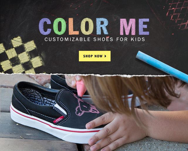 vans color me shoes