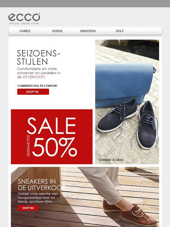 Ecco Schoenen voor Heren in de uitverkoop | FASHIOLA.be