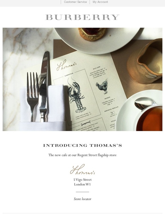 burberry cafe regent street