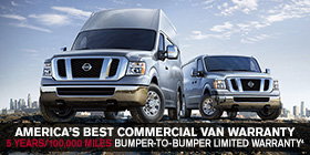 AMERICA'S BEST COMMERCIAL VAN WARRANTY | 5 YEARS/100,000 MILES | BUMPER-TO-BUMPER LIMITED WARRANTY(4)