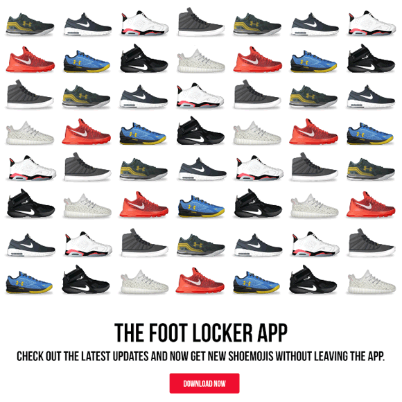 Have You Tried Out Foot Locker's New 'Shoemojis'? •