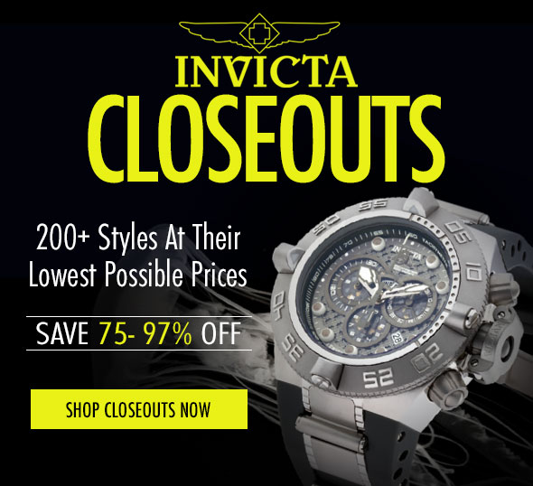 Invicta men's watches online on clearance