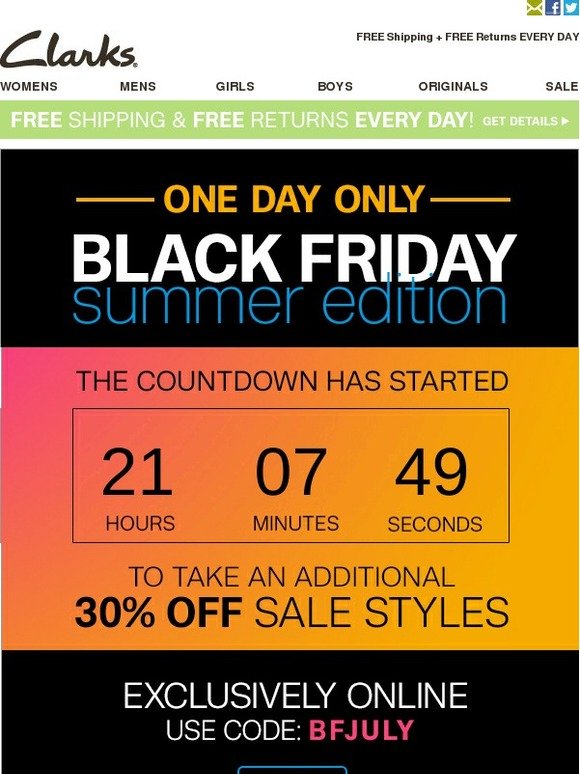 clarks black friday sales 2015