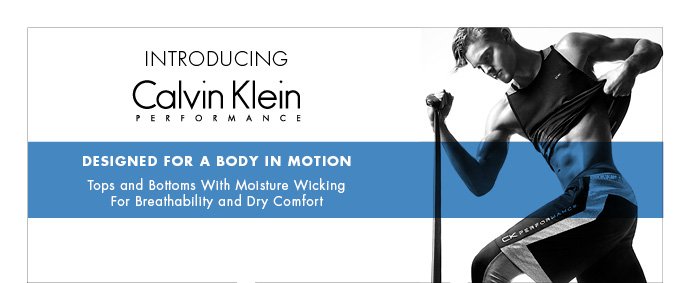 Calvin Klein: Introducing Calvin Klein Athletic - The New