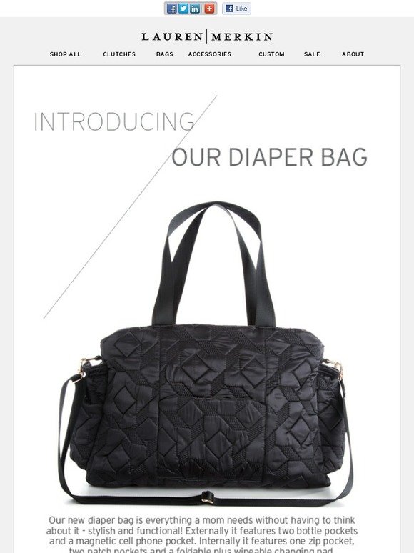 Calling all moms - our Diaper Bag is here!