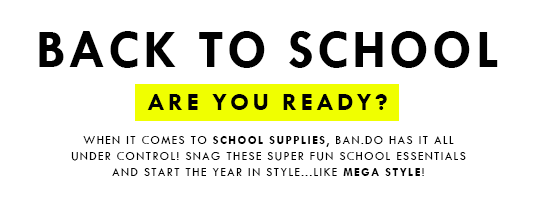 back to school with ban.do