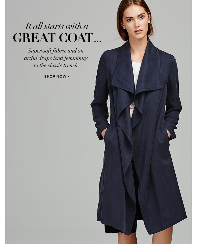 club monaco gideon trench