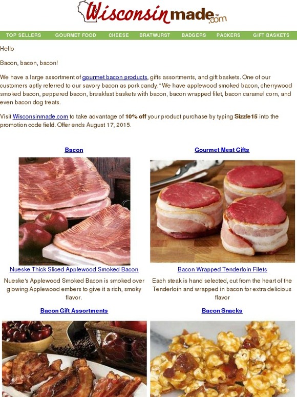 The Best Bacon from Wisconsin Milled