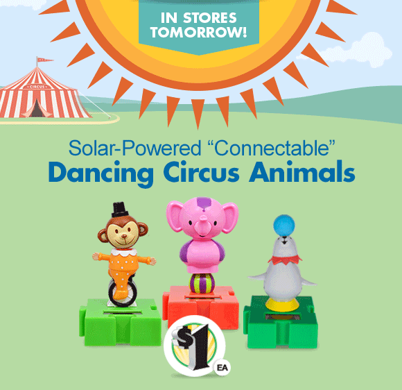 In Stores Tomorrow: New Solar-Powered Characters!