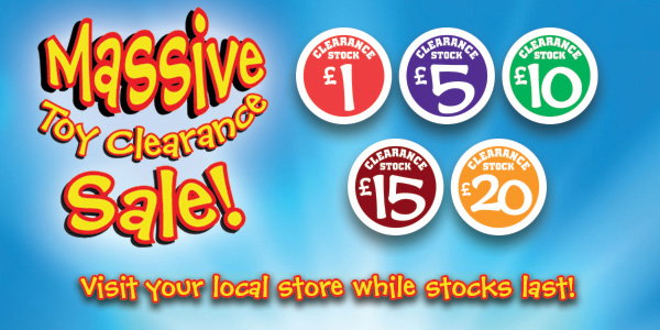Massive Toy Clearance Sale 