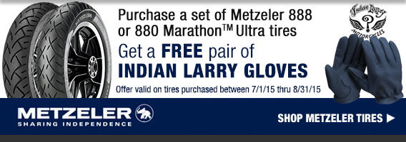 Metzeler - FREE Indian Larry Gloves