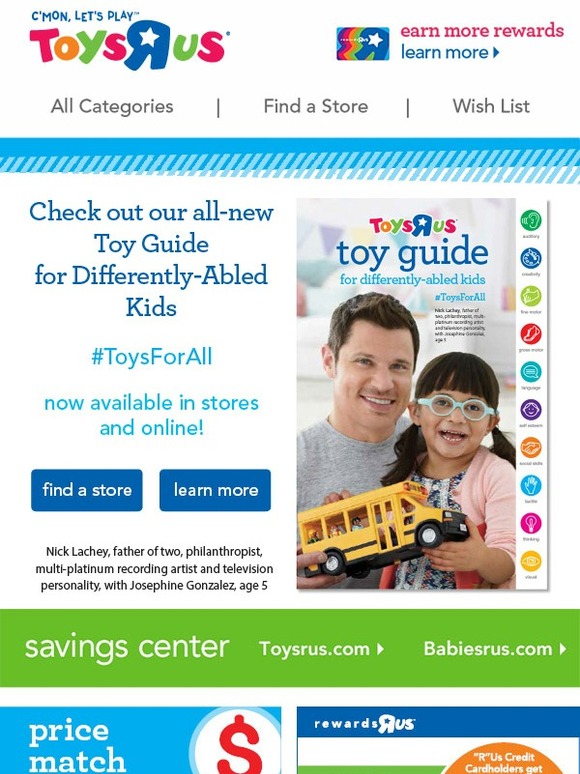 Toys R Us It's here! The 2015 Toys"R"Us Toy Guide for Differently