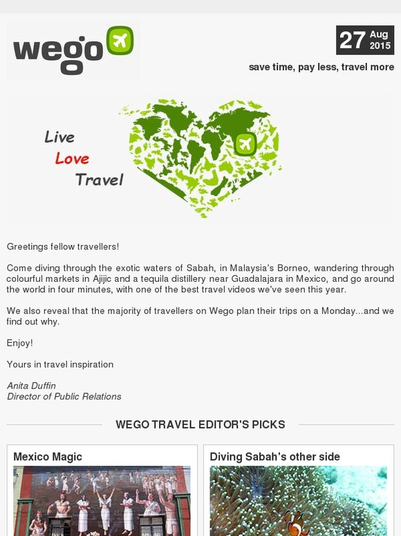 Mexico magic, diving Sabah, epic RTW video and more!