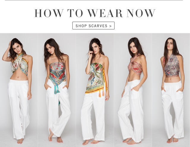 johnny was silk scarves