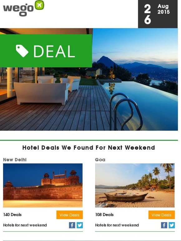 We've got hotel deals down to a science