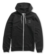 Hook-Ups Zip Fleece, Black