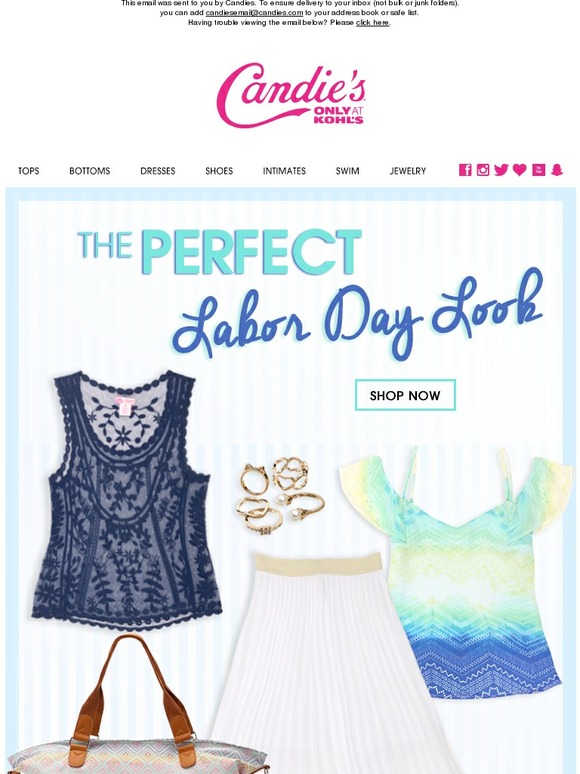 Rock the Perfect Labor Day Look in Candies!