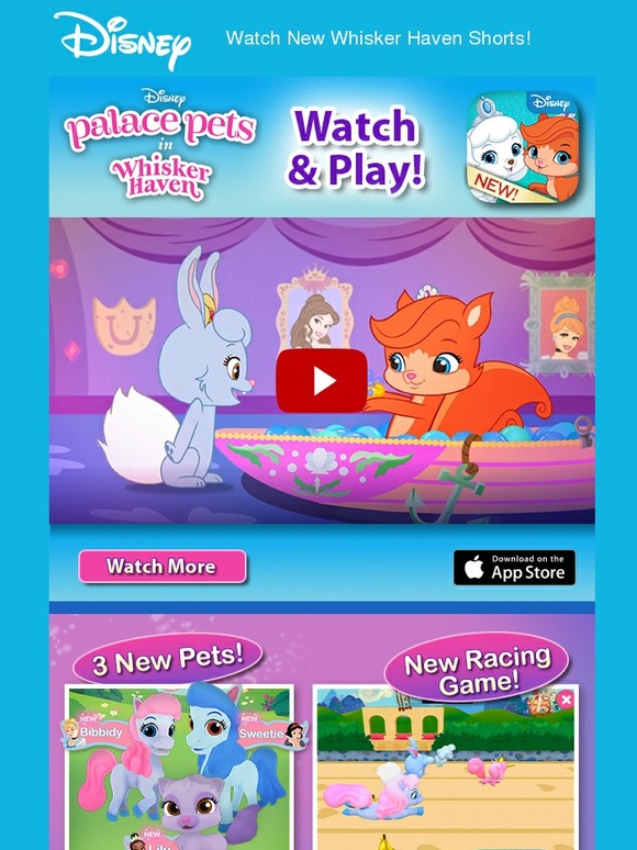 Disney Store Watch New Palace Pets in Whisker Haven Episodes! Milled